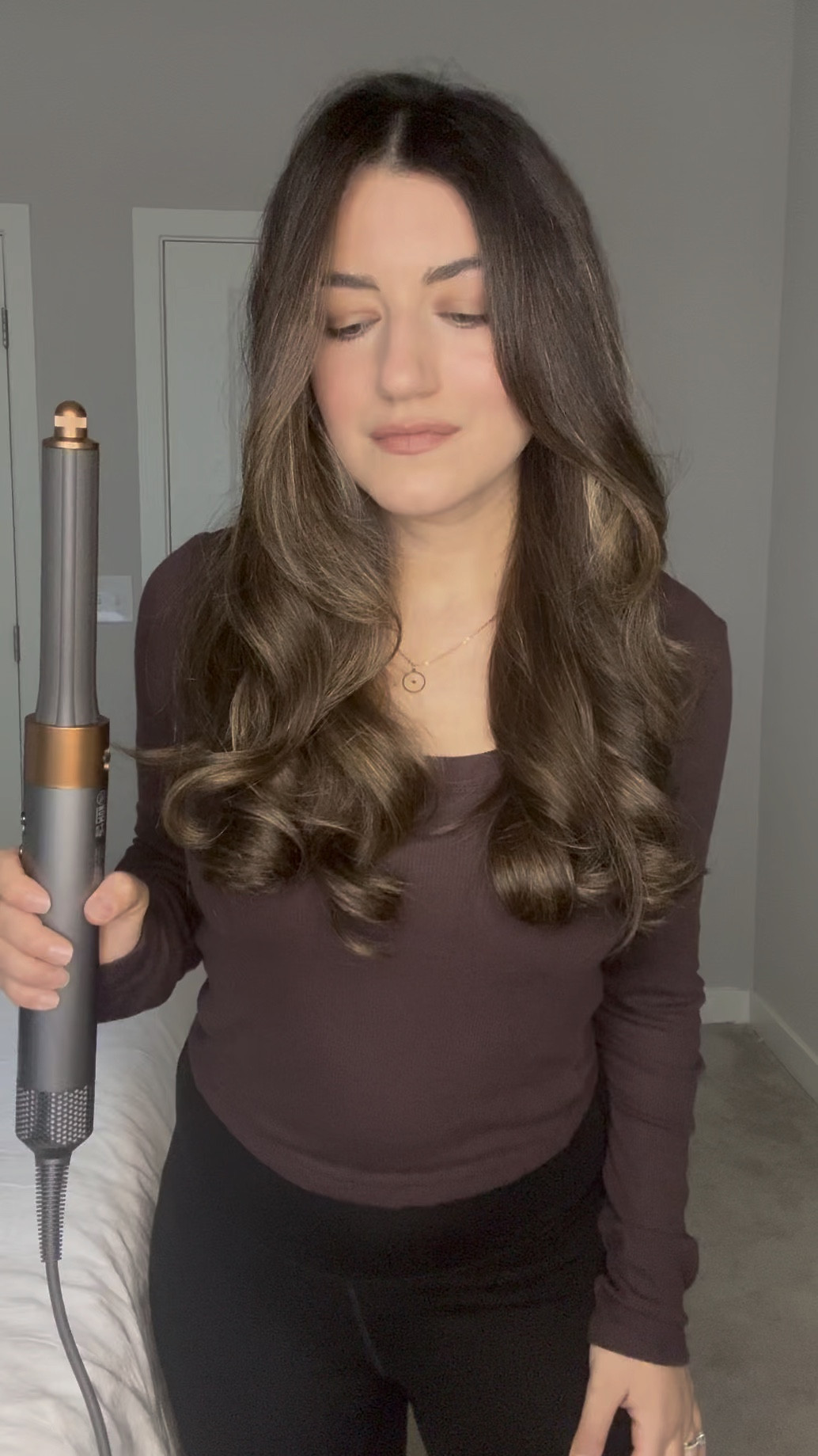 This @dysonhair airwrap hair lasted me three days with no hairspray. If your curls won’t hold, try this:
- apply @colorwowhair XL bombshell volumizing mousse AFTER you dry your hair 85% 
- apply the mousse as you style each section, not once at the very start. This way the mousse helps lock in the hold as the hair is curling and drying 
- make sure you wrap the hair from the bottom of the barrel up so that the air is able to dry the hair fully
- before you release the curl, use the cool shot for 15 seconds to set the curl, turn off, then release
- use a comb instead of a brush to style (a brush might cause your curls to fall out faster)
- overnight, twist your hair all together and put up in a claw clip to help the curls stay while sleeping 
.
.
Other products: 
@dyson comb
@unite_hair 7 seconds Detangler 
@mykitsch thermal rollers 
@sephora @ultabeauty @target @targetstyle 
#hair #hairstyle #hairstyles #hairstyling #hairstyleoftheday #hairstylevideo #hairstyletutorial #hairtutorial #hairtutorials #mydyson #dyson #dysonhair #dysonairwrap #dysonstyles #blowout #blowoutstyles #blowouts #bighair #curls #howtobeauty #howtohair #dysonairwrapstyler #hairtipsandtricks #unite #unitehair #colorwow #colorwowhair #airwrap #airwraptutorial #tipsandtricks

#LTKMostLoved #LTKstyletip #LTKbeauty