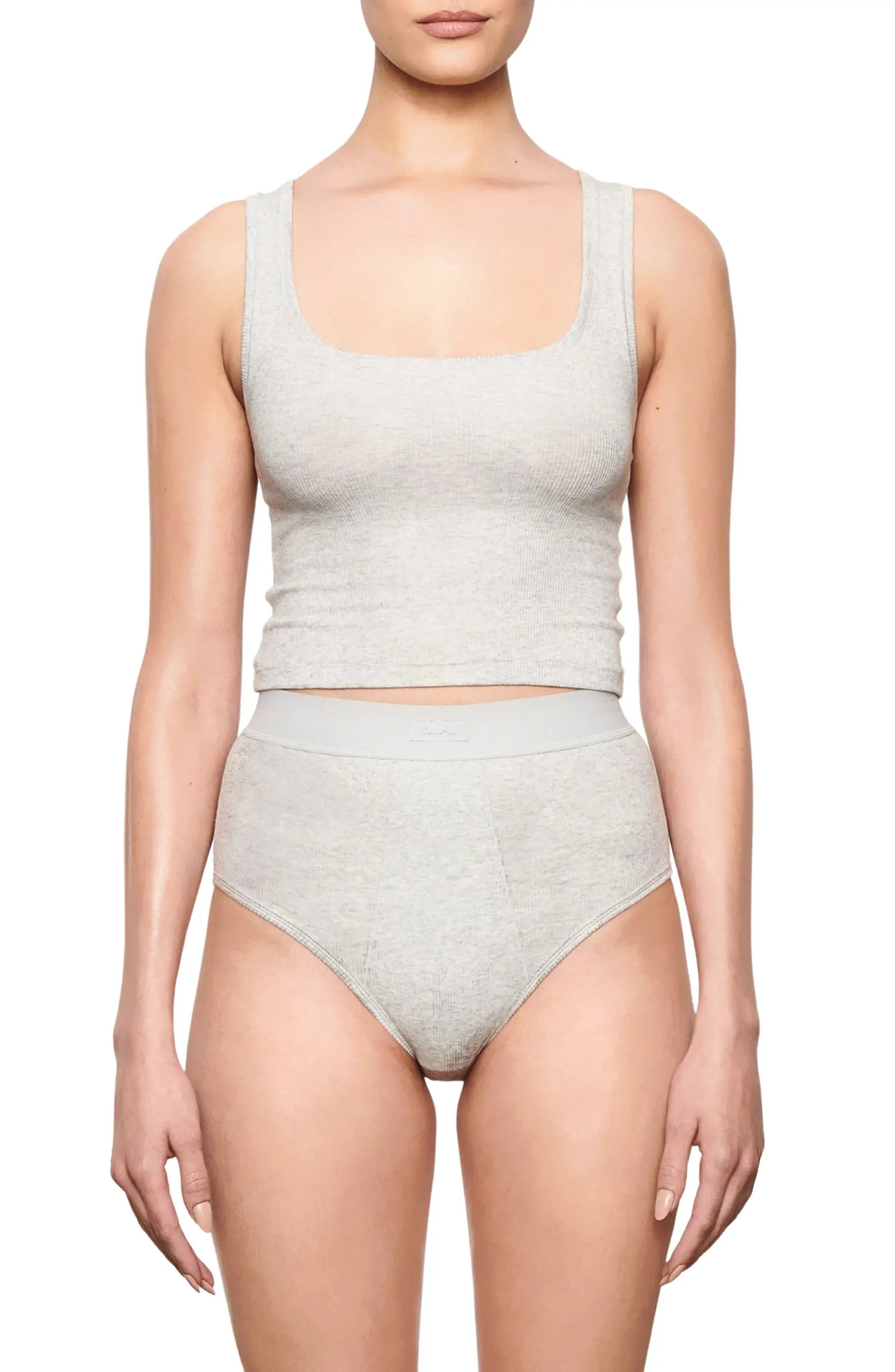 Stretch Cotton Rib Tank | Nordstrom