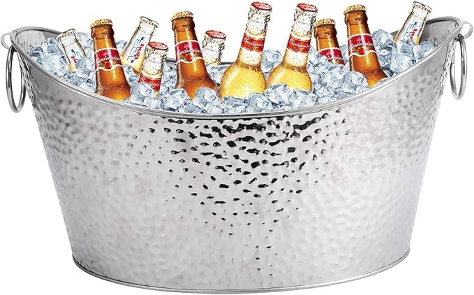12L Stainless Steel Insulated Beverage Tubs, Large Ice Buckets for Parties,Champagne Buckets for ... | Amazon (US)