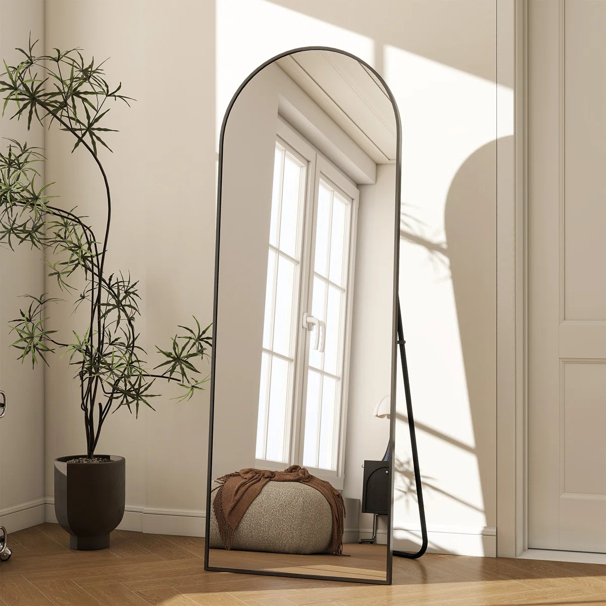Queenborough Shatterproof Arch Full Length Mirror | Wayfair North America