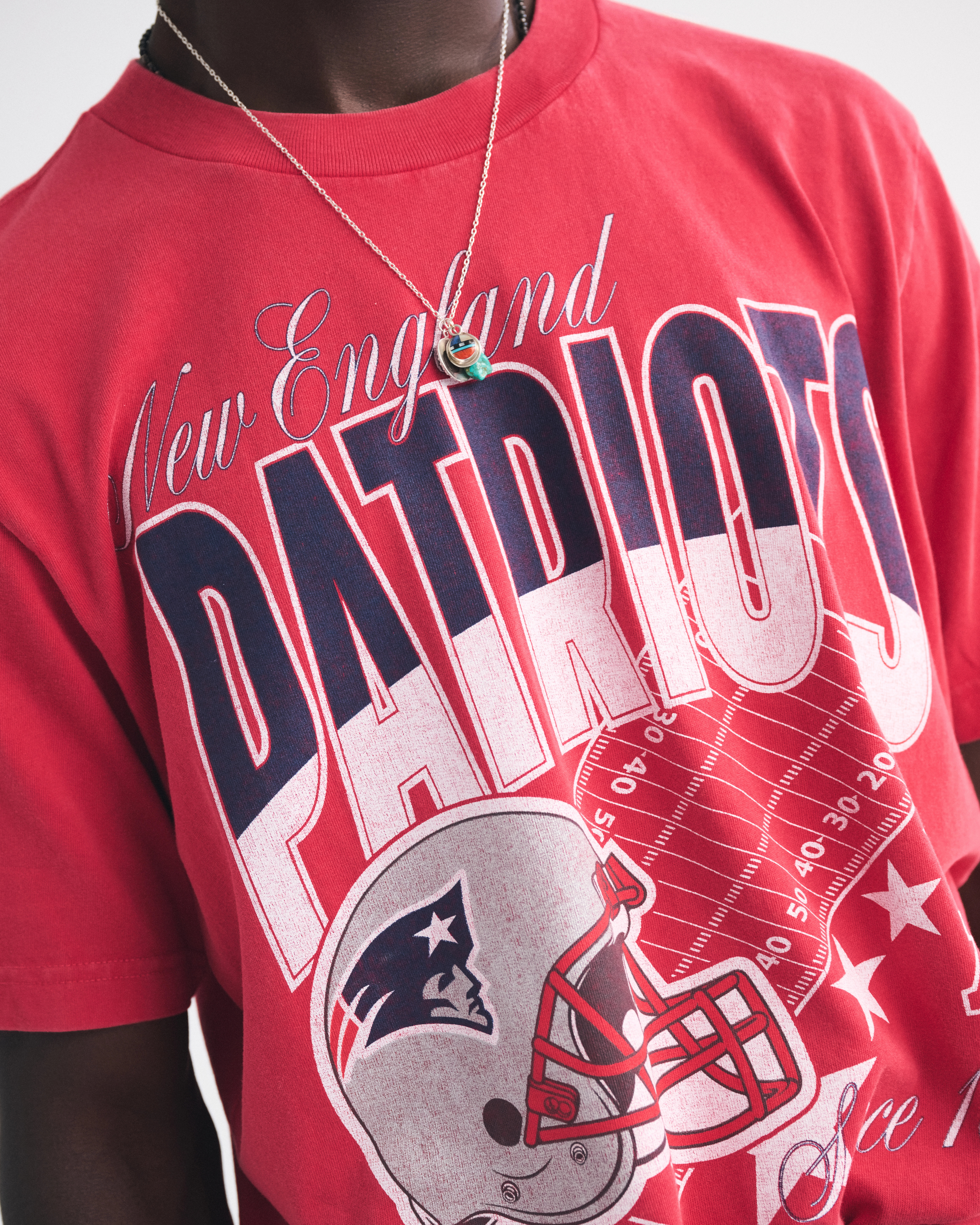 New England Patriots Vintage-Inspired Graphic Tee | Abercrombie & Fitch (US)
