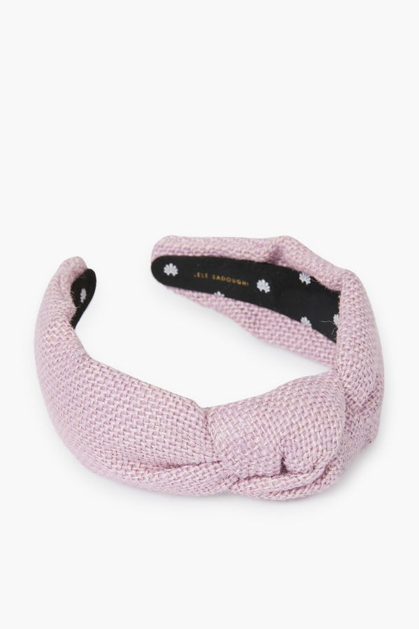 Lavender Burlap Knotted Headband | Tuckernuck (US)
