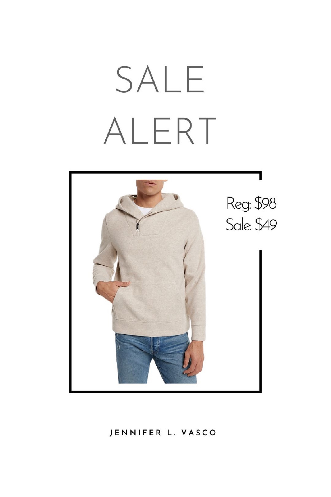 Men’s asymmetrical zip hooded sweater from Express 50% off during Black Friday Sale!

#LTKunder100 #LTKsalealert #LTKunder50