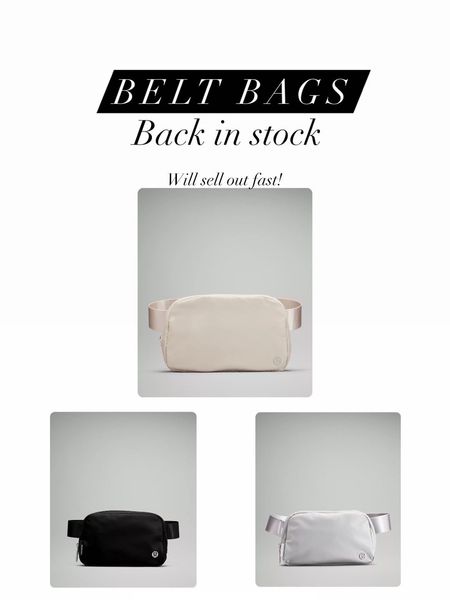 Lulu Belt Bags BACK IN STOCK!! 

#LTKGiftGuide #LTKFind #LTKunder50