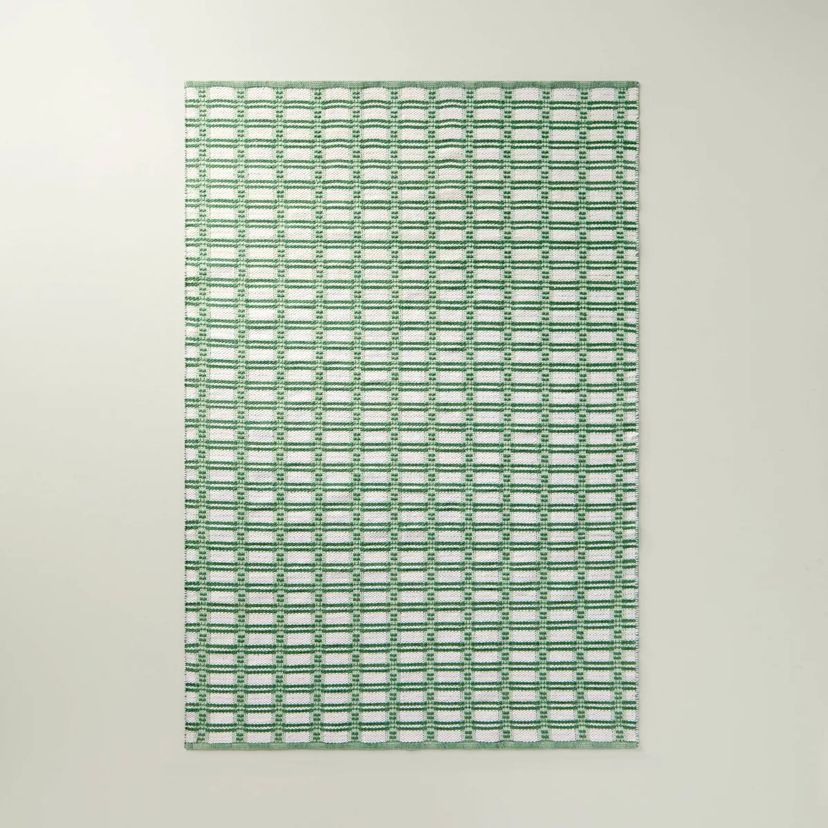 Indoor/Outdoor Handmade Area Rug Green/Natural - Hearth & Hand™ with Magnolia | Target