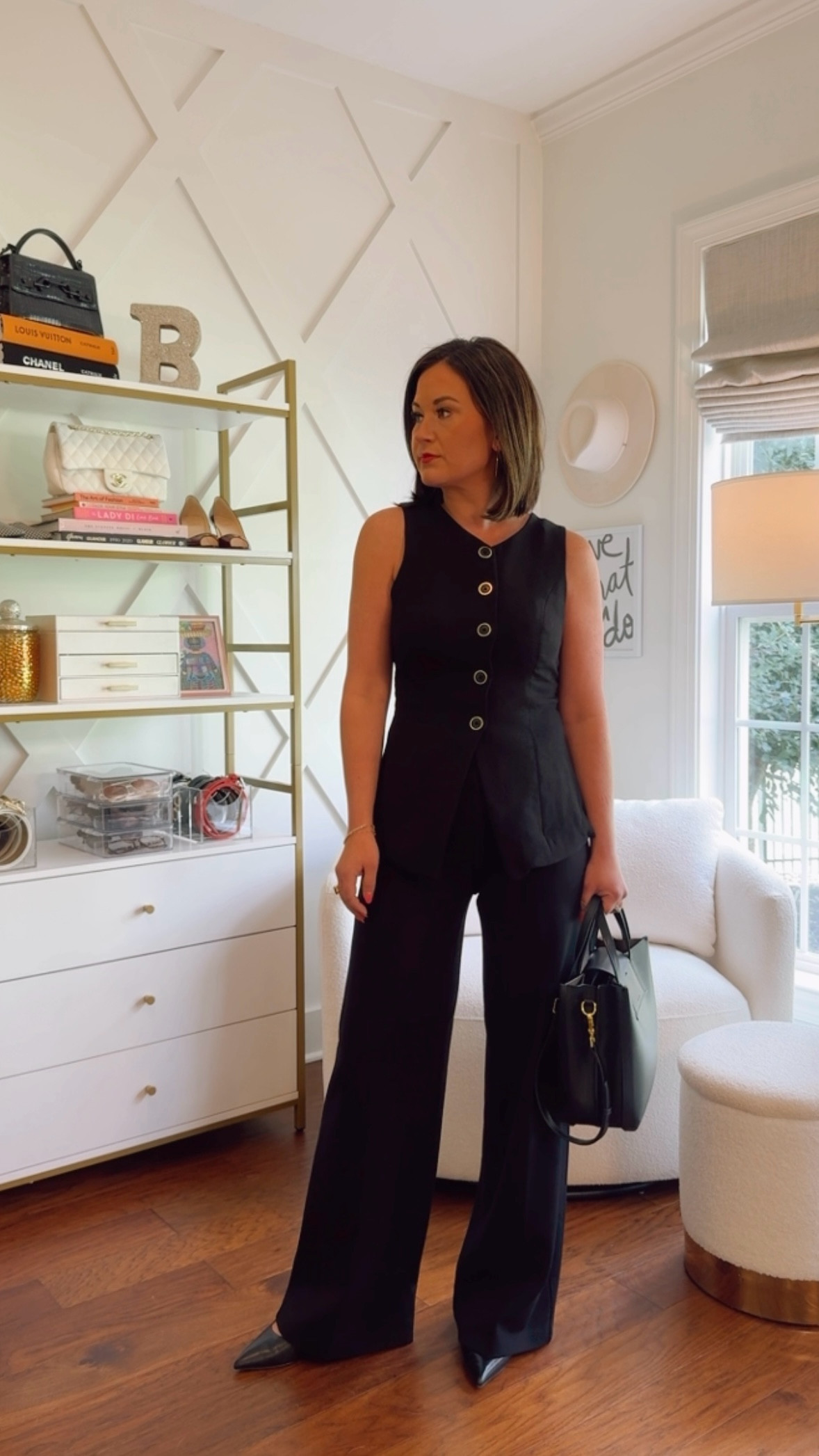 Vest styling for spring- summer! I can’t believe this vest is only $28! Wearing an xs but could have done a small- size up if between sizes! 
Codes- 
Spanx - bestyledcoxspanx for 15% off 
Inez shoes bestyled15 for 15% off
Nickel & Suede blair20 for 20% off
Aallyn handbags blair25 for 25% off 

#LTKStyleTip #LTKOver40 #LTKFindsUnder50