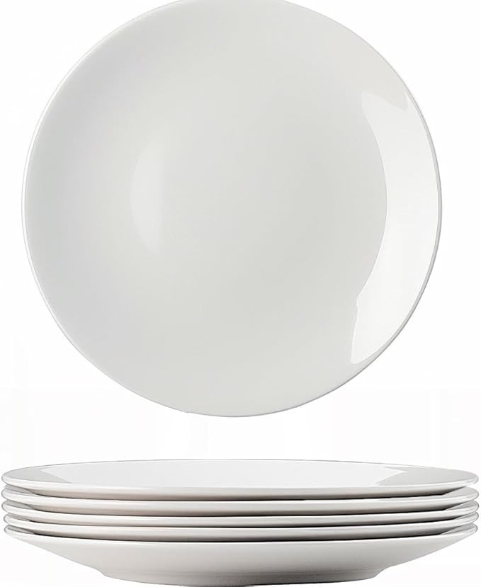 Ygmackin Amazon 6-Piece White Dinner Plates Set, Triple Layer Glass and Chip Resistant, Lightweig... | Amazon (US)