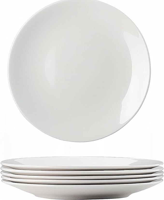 Ygmackin Amazon 6-Piece White Dinner Plates Set, Triple Layer Glass and Chip Resistant, Lightweig... | Amazon (US)