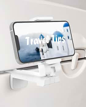 Airplane Travel Essentials Phone Holder, Universal Handsfree Phone Mount for Flying with 360 Degr... | Amazon (US)
