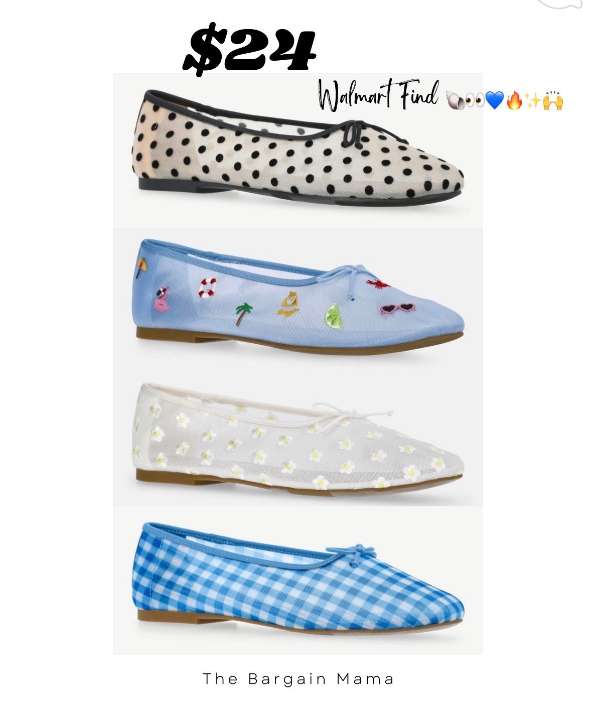 Walmart ballet flats ✨