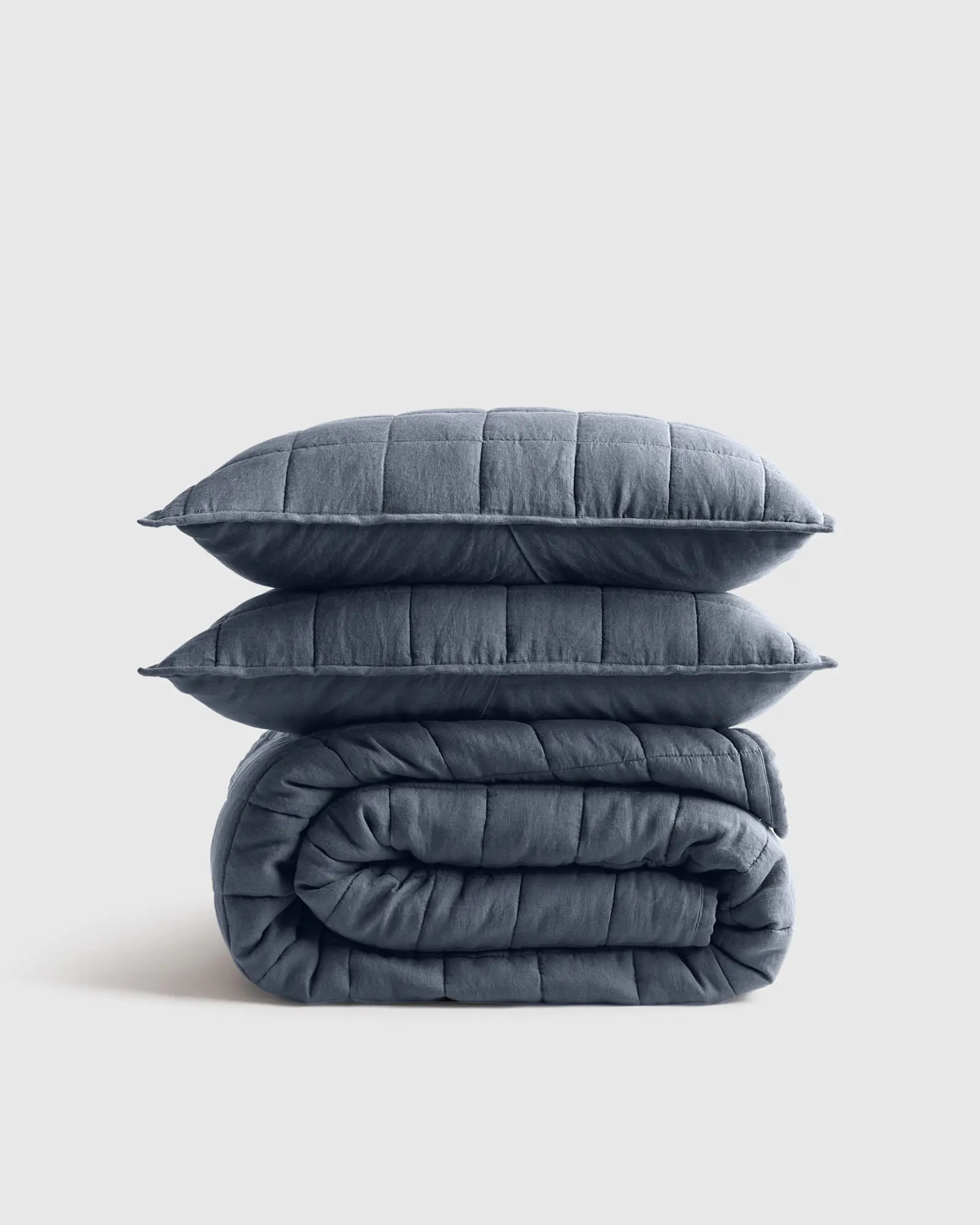 Linen Quilt Set in Nightfall | Quince