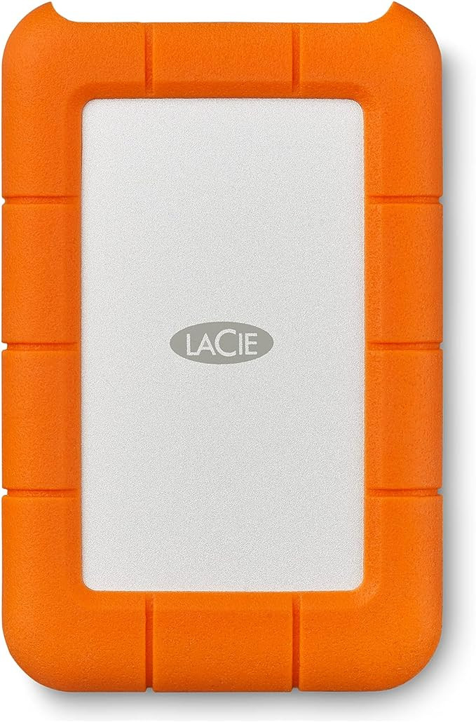 LaCie Rugged USB-C 2TB External Hard Drive Portable HDD – USB 3.0 compatible, Drop Shock Dust R... | Amazon (US)
