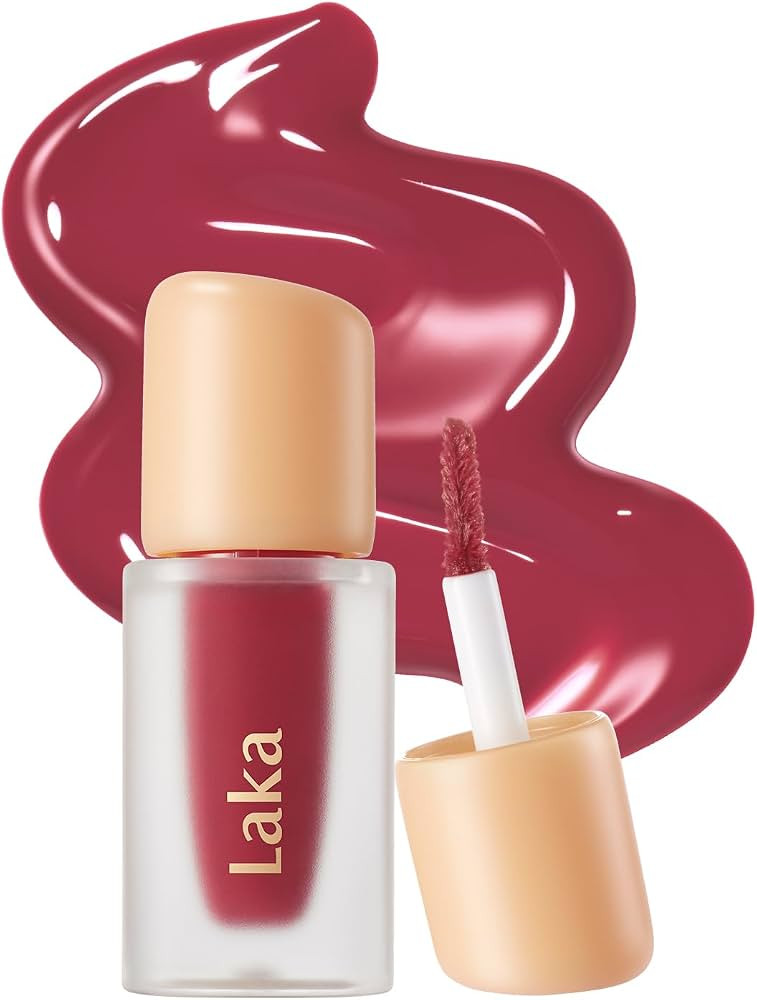 Laka Fruity Glam Lip Tint Mini, 1.9g/0.07oz, Glowing Lip Stain with Wide Color Spectrum, Hydratin... | Amazon (US)