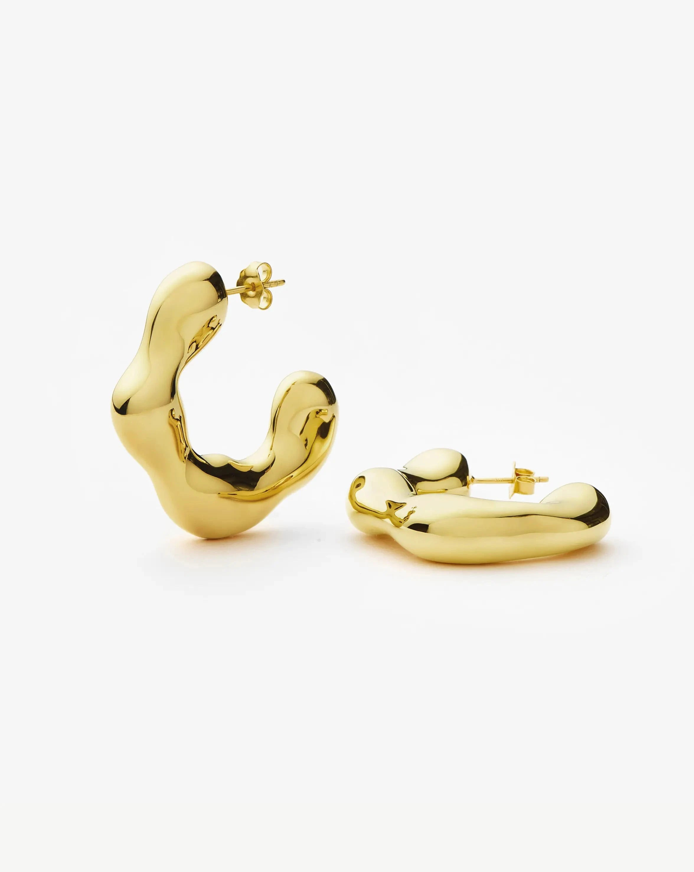 Eny Puffy Large Hoop Earrings | Missoma UK | Missoma UK
