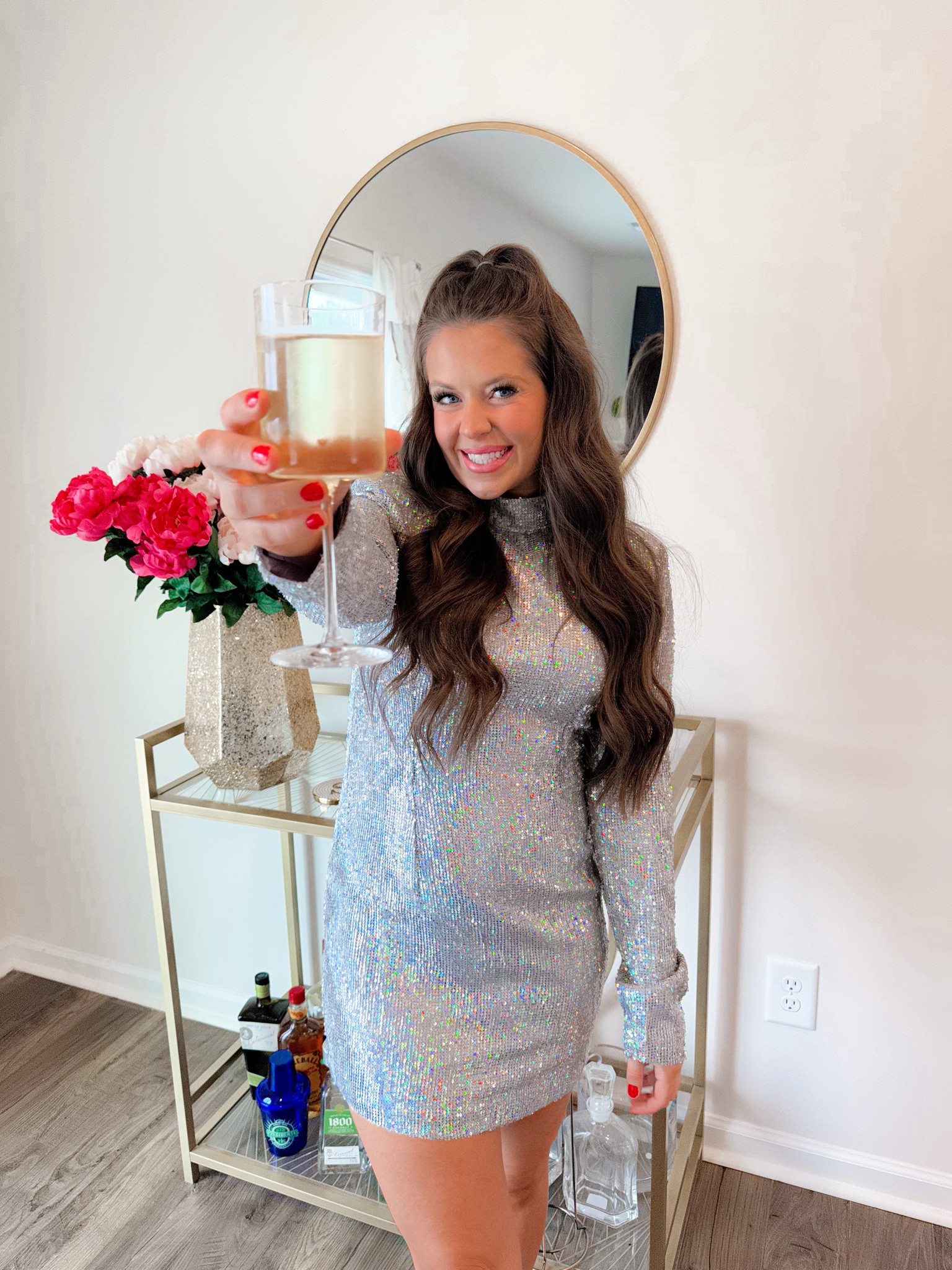 Happy New Years Eve! 🥂🫶🏼✨ Truly can’t believe tomorrow begins 2024… 2023 is going to be hard to beat but I’m optimistic! What’s everyone’s plans today!? We are hosting here & I’m so excited! I hope everyone has a great night & STAY SAFE! 🫶🏼

My dress is 50% off right now with code “MERRY50” ✨ It’s so fabulous! I am wearing a size medium for reference ☺️

#LTKstyletip #LTKparties #LTKfindsunder100