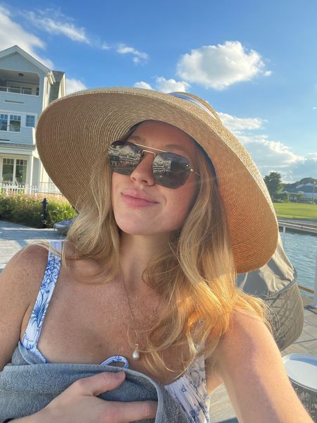 Linking my fave sun hat, sunnies, and necklace!

#LTKSeasonal