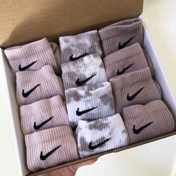 Nike Tie Dye Crew Socks  Unisex Tie Dye Socks | Etsy | Etsy (US)
