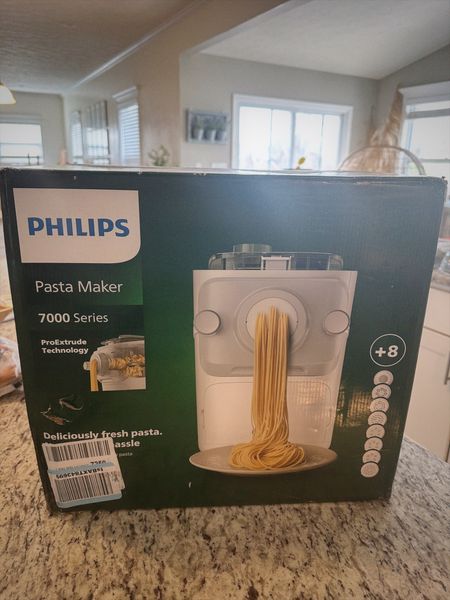 Phillips automatic pasta maker! All you have to do is add ingredients to machine & choose which type of pasta you want to make! So easy! 

#LTKhome #LTKsalealert #LTKGiftGuide