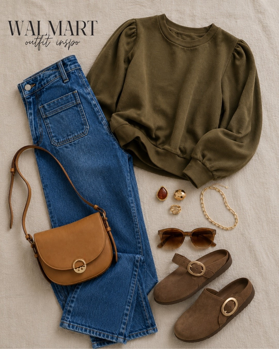 Cozy fall outfit inspo all from WALMART ✨🍂 loving the new Scenario line with designer lookalike accessories.

#LTKootd #LTKSeasonal #LTKgrwm