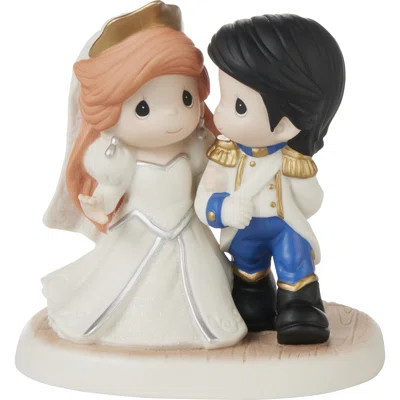 Disney Little Mermaid, And They Lived Happily Ever After Precious Moments Wedding Figurine | Wayfair North America