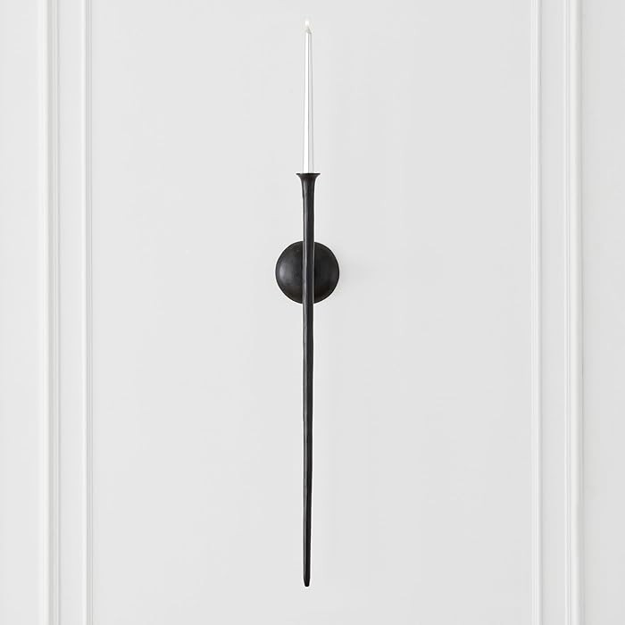 Z Gallerie Aspar Wall Sconce Long Candle Holders in Black Finish, Retro Chic Wall Decor for Livin... | Amazon (US)