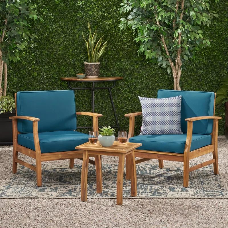 Jalissa 3 Piece Seating Group with Cushions | Wayfair Professional
