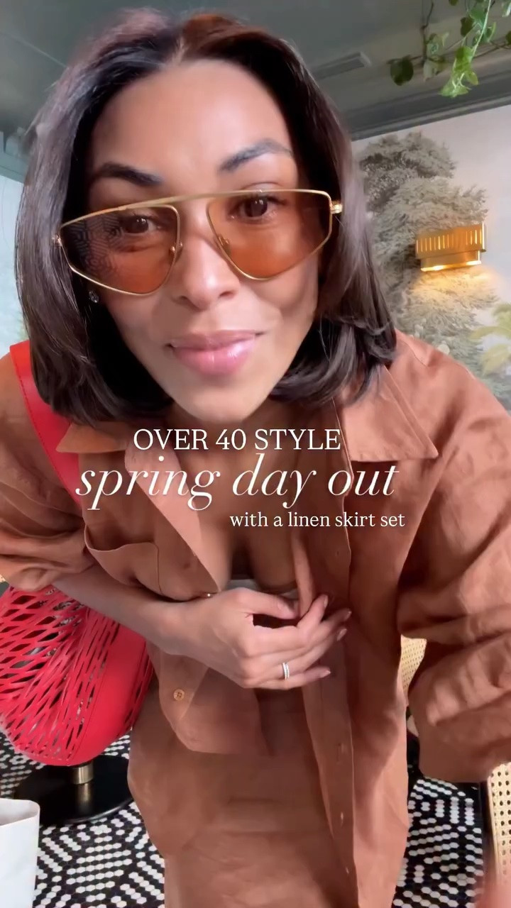 Over 40 style spring day out with a linen set✨

#LTKOver40 

Comment SHOP below to receive a DM with the link to this post on my LTK ⬇ https://liketk.it/6e8SP

#LTKgrwm #LTKootd #LTKSeasonal