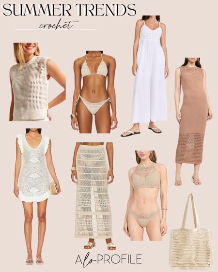 Summer Trends: Crochet // summer trends, summer style, summer outfits, summer fashion, neutral outfits, vacation style, resort wear, vacation outfits, beach vacation outfits