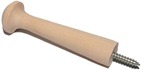 Screw-On Shaker Pegs Birch Hardwood - 2.9-Inch Wood Length Plus Hangerbolt - 10-Pack | Amazon (US)