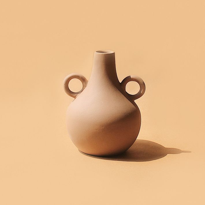 Osmos Studio Ceramic Belly Harappan Vase | West Elm (US)