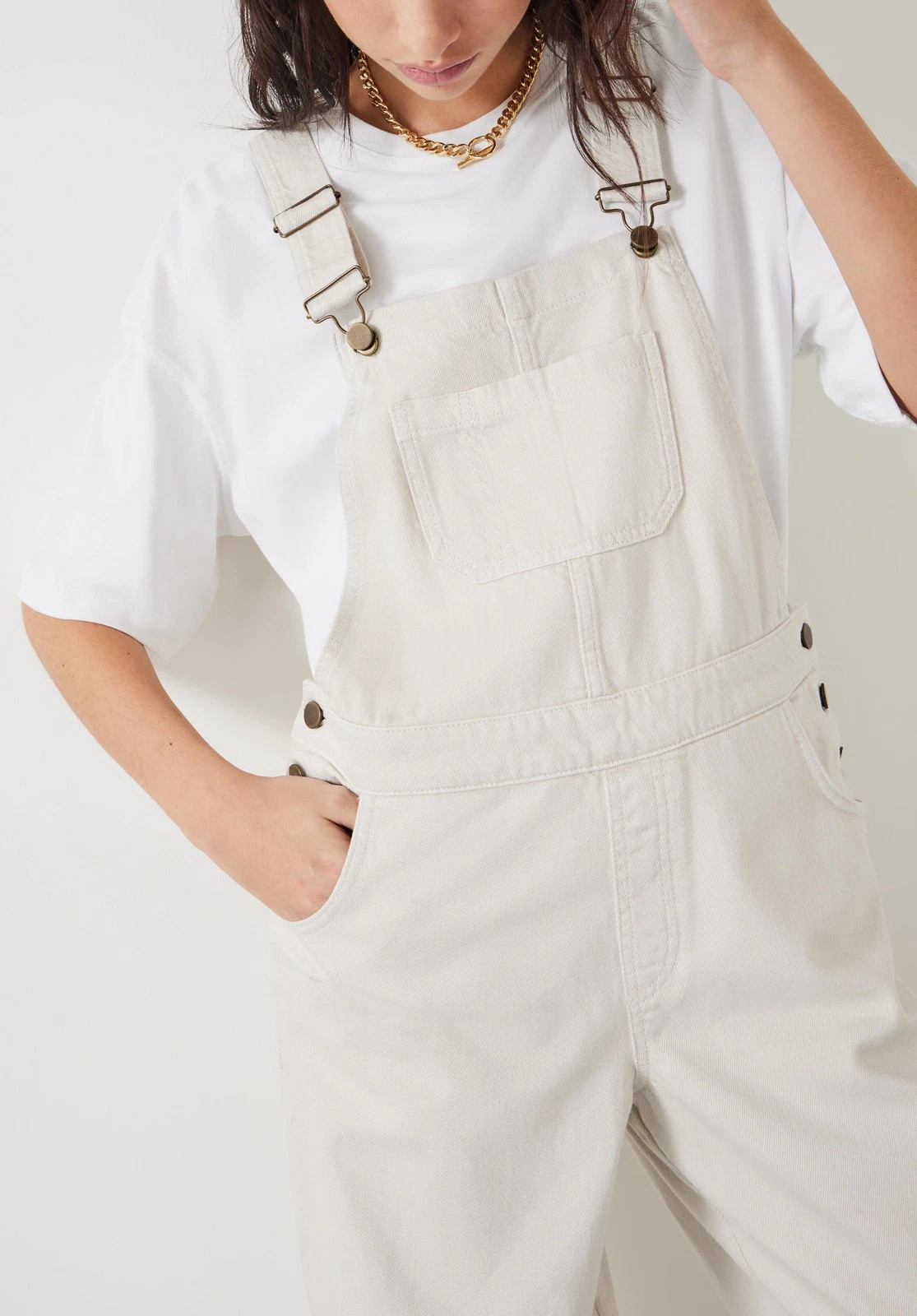 Hush Womens White Dungarees | eBay UK