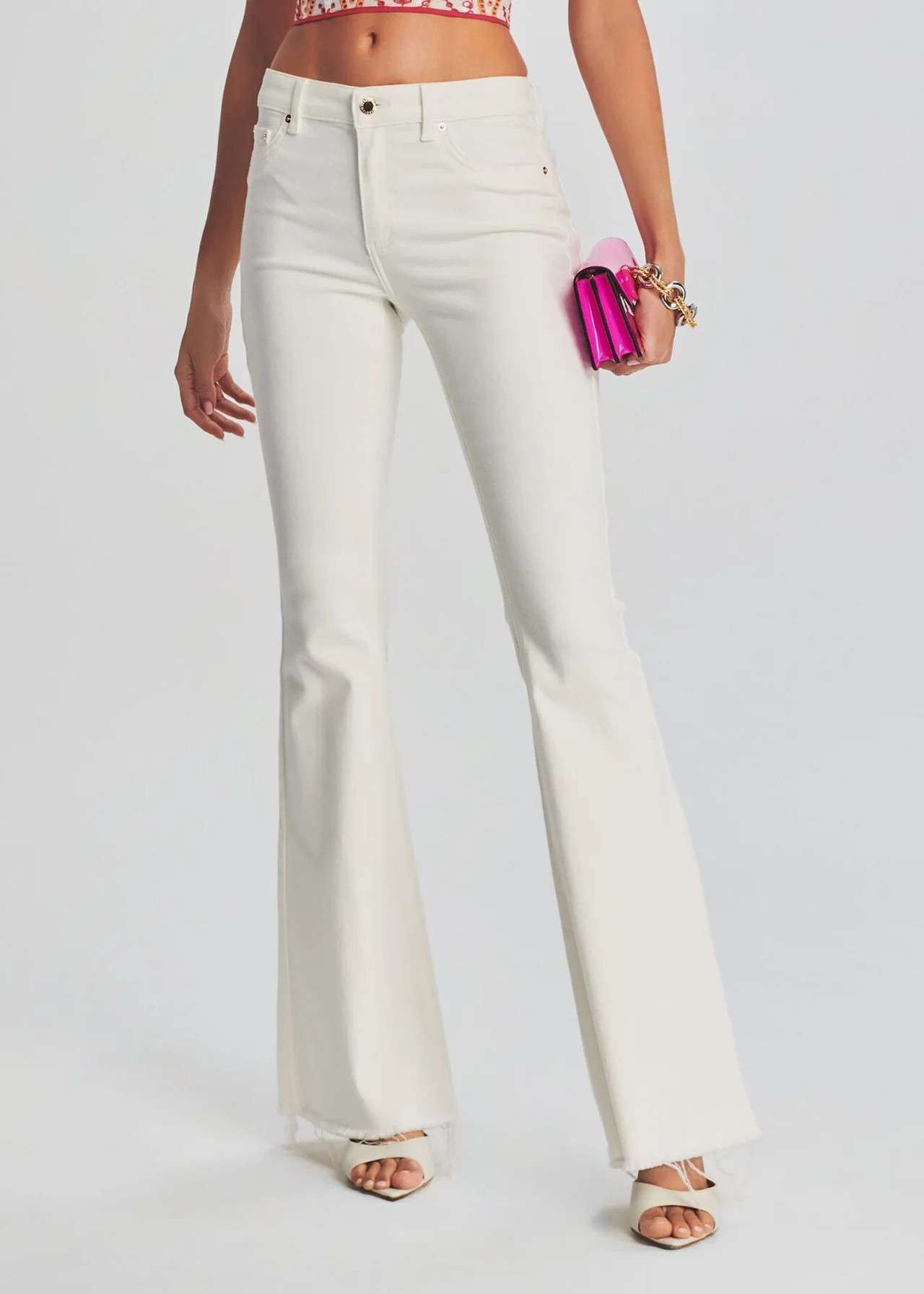 Moore Mid Rise Flare Jean | Retrofete
