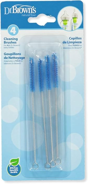 Dr. Brown's Natural Flow Cleaning Brush- Assorted Color(4-Count/Single Pack) | Amazon (US)