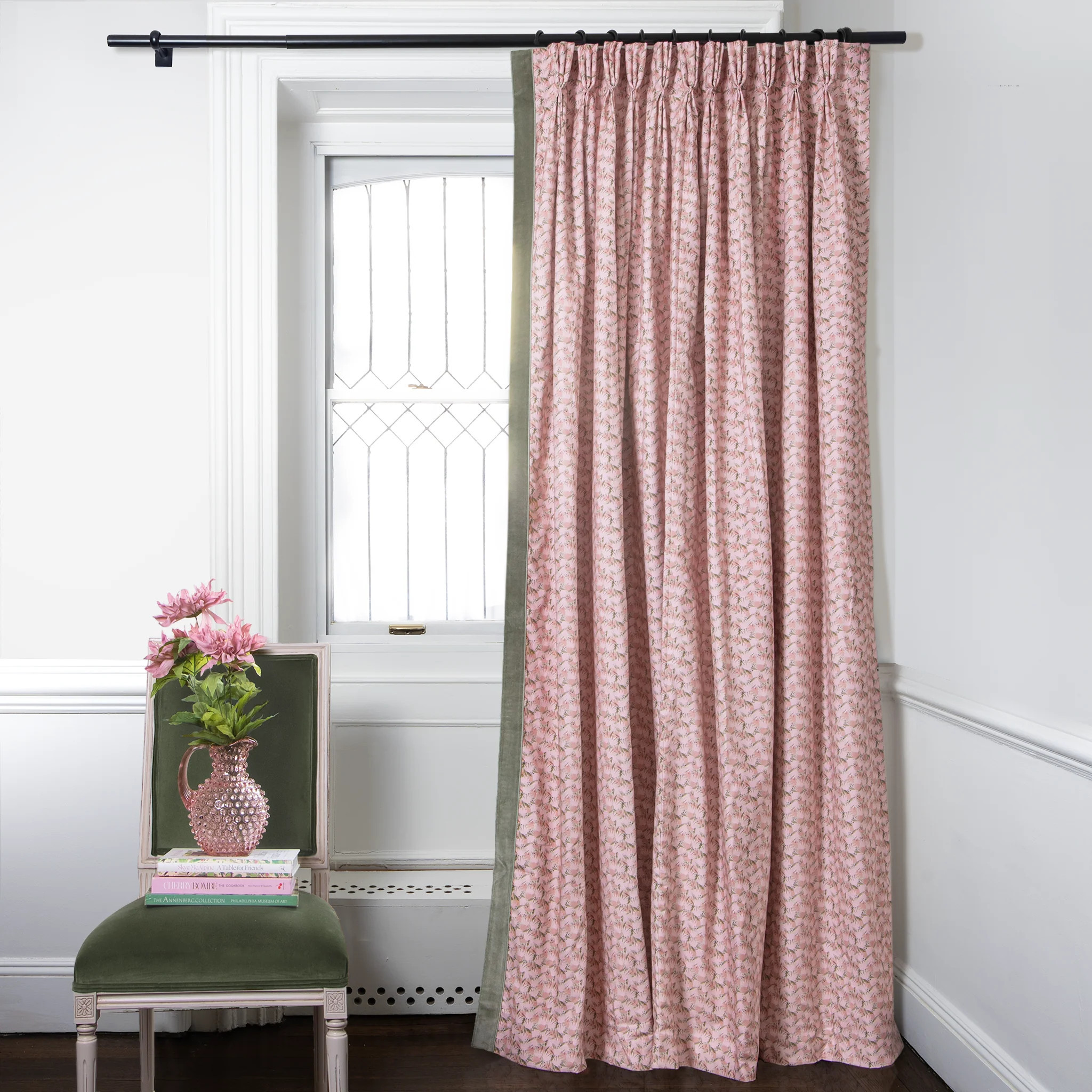 Eden Pink Ring Top
                Custom Curtain | Pepper