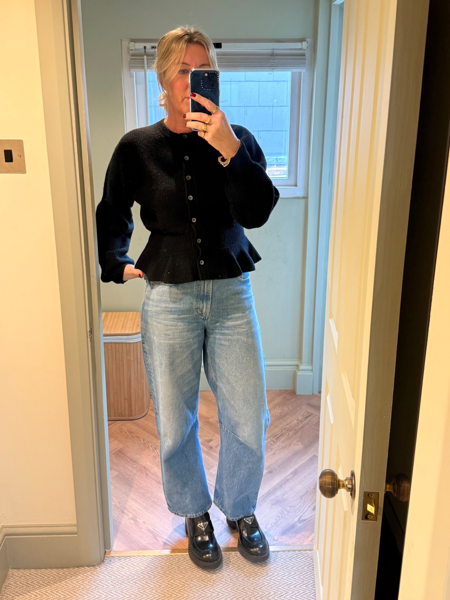 Paige Cardigan, Citizens of Humanity jeans, Prada loafers 

#LTKuk #LTKwinter #LTKstyletip