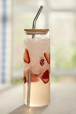 The Icon Juice Glass Large Tumbler with Lid | Anthropologie (US)