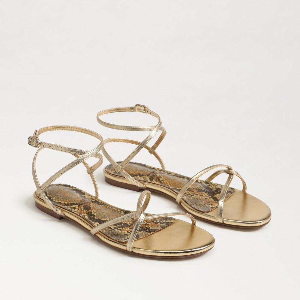 Ellina Strappy Flat Sandal | Sam Edelman
