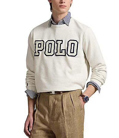 Polo Ralph Lauren Logo Fleece Sweatshirt - L | Dillard's