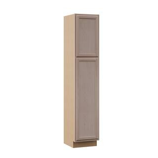 Hampton Bay Hampton Assembled 18x90x24 in. Pantry/Utility Cabinet in Unfinished Beech KP1890-UF -... | The Home Depot
