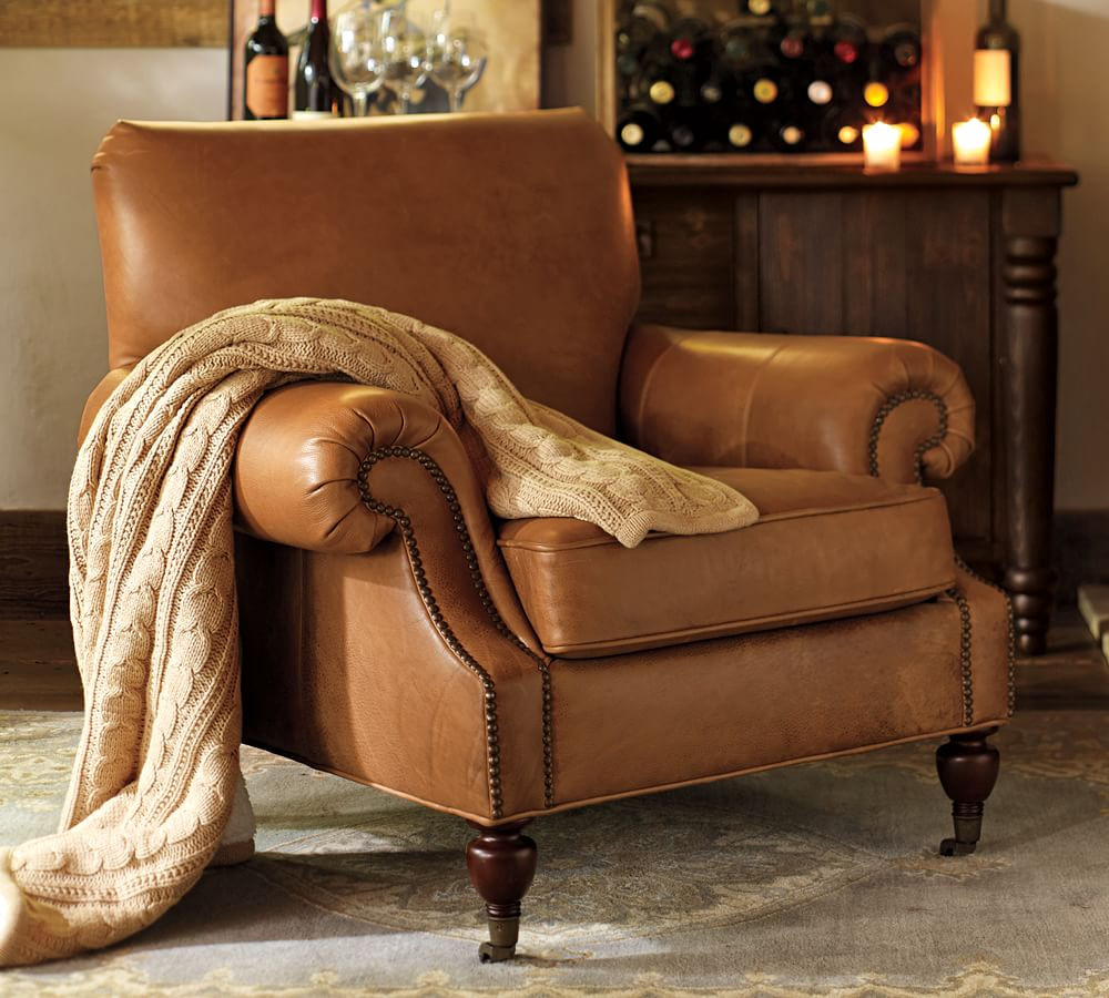 Brooklyn Leather Armchair | Pottery Barn (US)