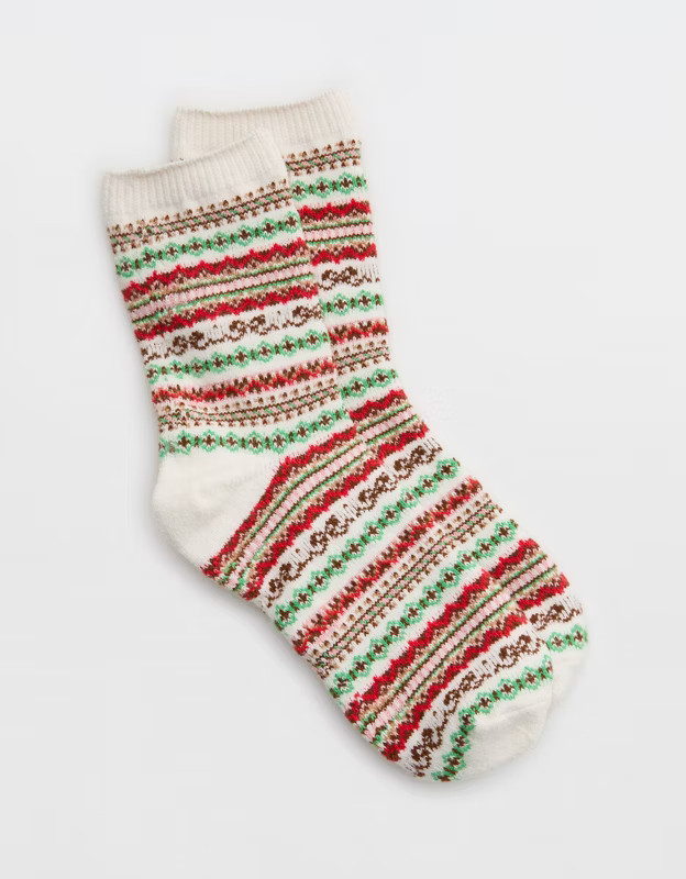 Aerie Crew Fairisle Socks | Aerie