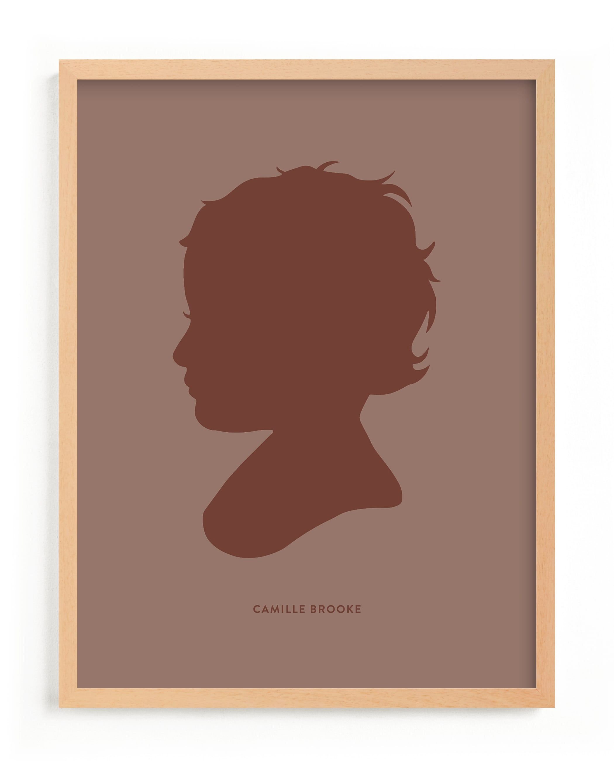 "Tone on Tone Silhouette" - Silhouette Digital Art by Minted. | Minted