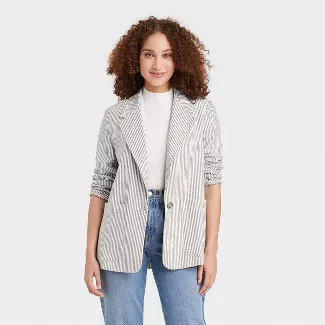Women's Linen Blazer - A New Day™ | Target