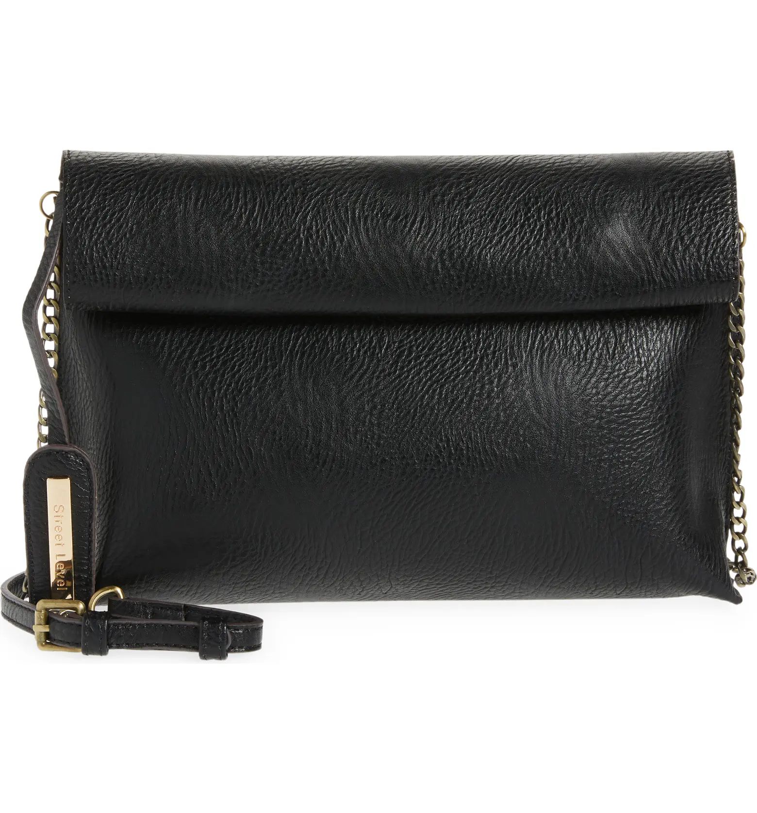 Street Level Reversible Faux Leather Clutch | Nordstrom | Nordstrom