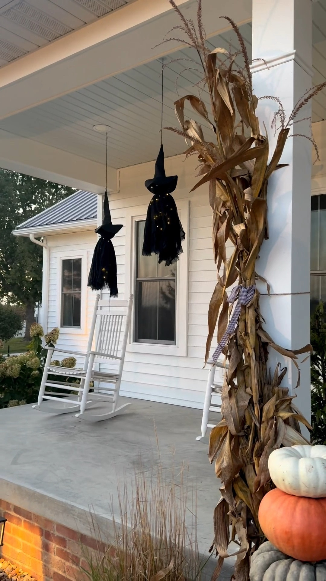 Lit witches & ghost bats are the cutest & spookiest on our porches! 🦇 👻 

#LTKSeasonal #LTKHalloween #LTKHome