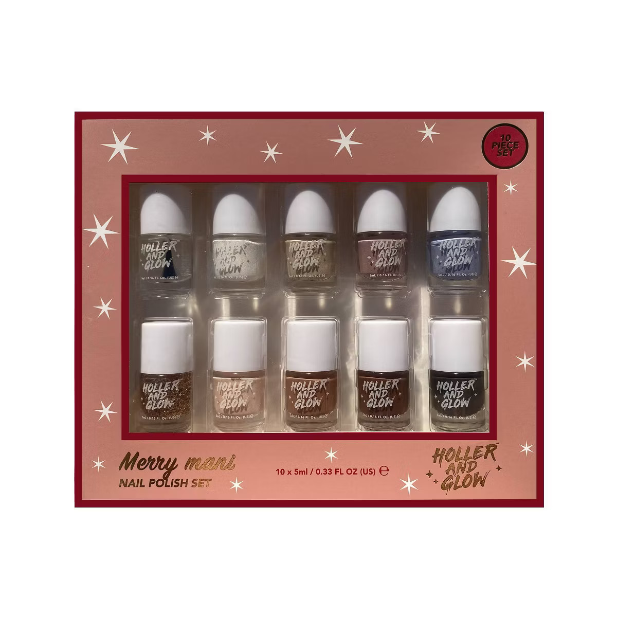 Holler and Glow Neutral Mini Polish Gift Set - 10ct | Target