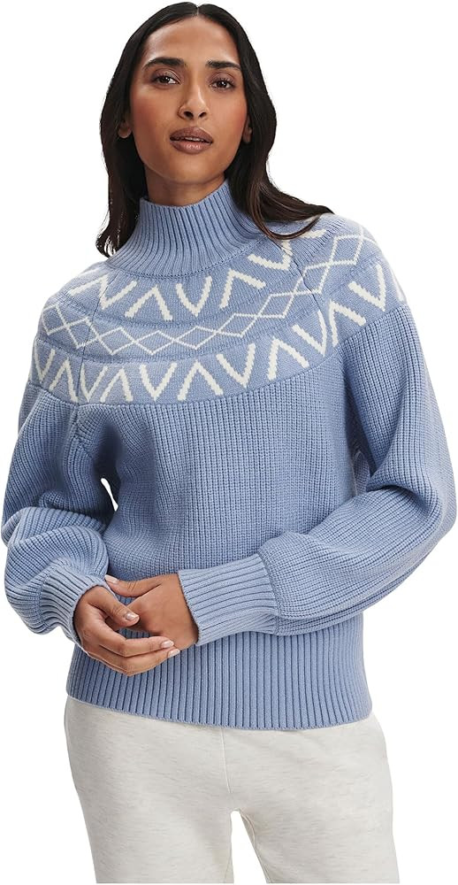 Varley Women's Marcie Fair Isle Yoke Knit Sweater | Amazon (US)