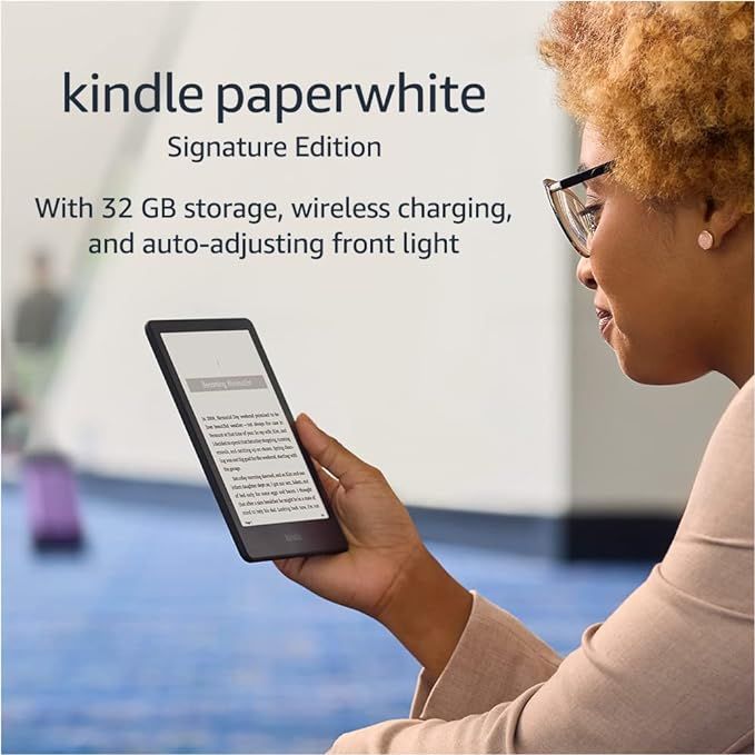 Kindle Paperwhite Signature Edition (32 GB) – With a 6.8" display, wireless charging, auto-adju... | Amazon (US)