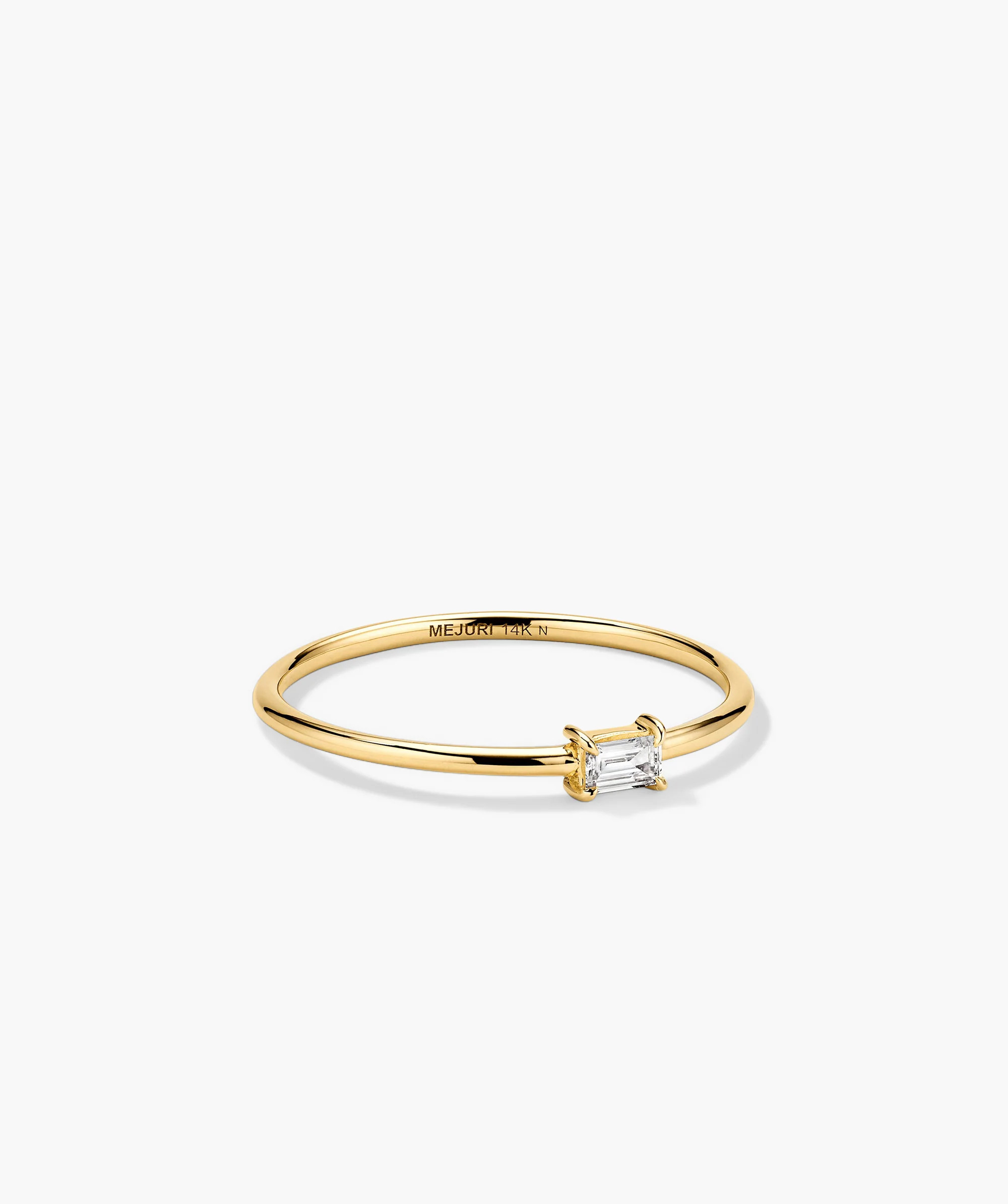 Baguette Stacker Ring | Mejuri Fine Crew