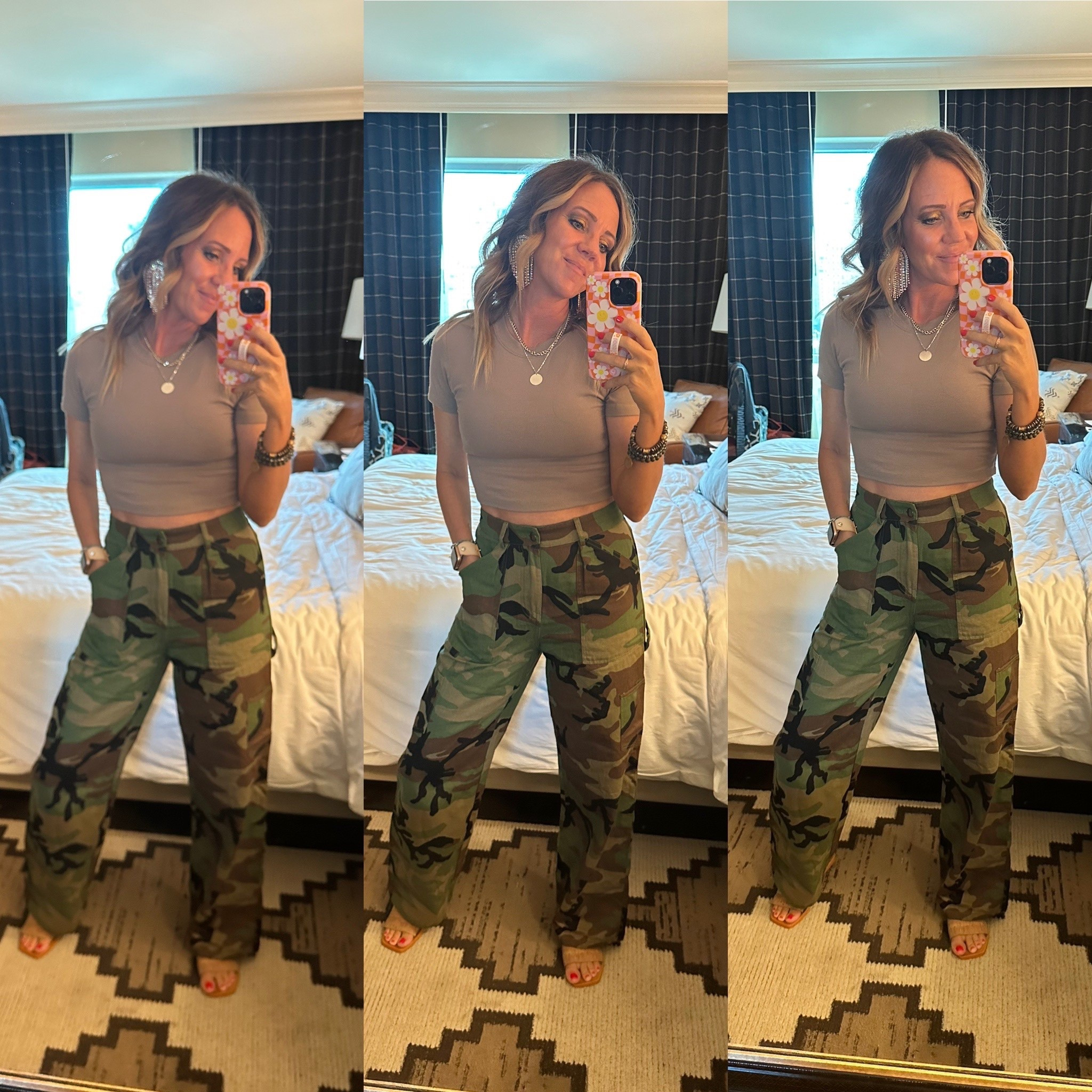 This outfit! I got it from @shoptalulah and it is so good! Give me all the CAMO pants! I wore this to the summer worship nights concert and it was comfy but easily can be dressed up or down! #concertlook #camo #cargopants #talulah #shoptalulah #LTKStyleTip


#LTKOver40 #LTKFindsUnder100 #LTKootd